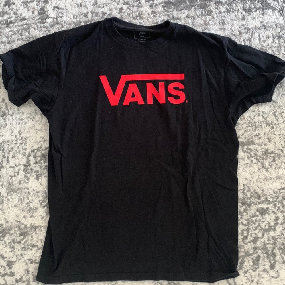 Vans black tshirt medium